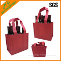 Non Woven 6 Bottle Pack Bags with Bottom Stiffener